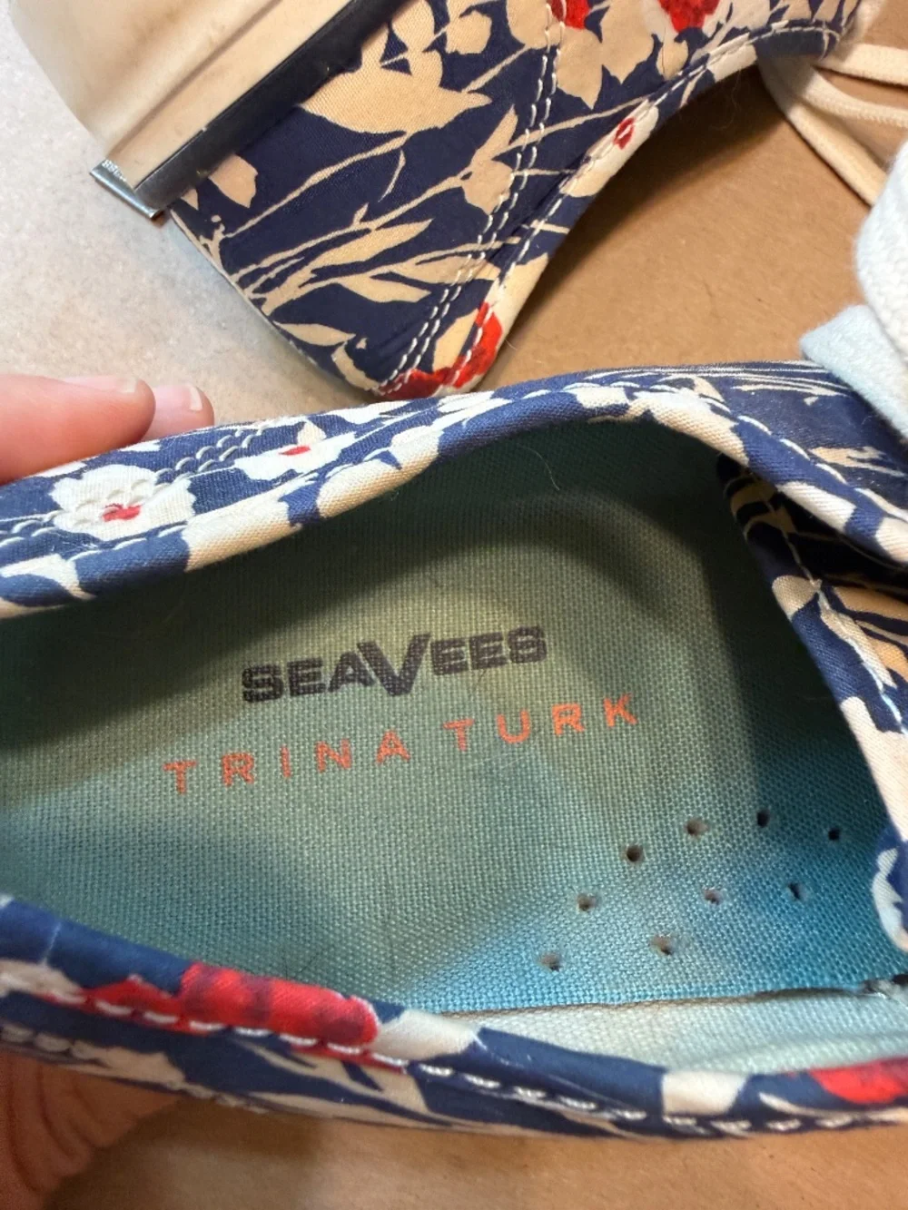 Seavees Legend Sneaker Floral Print Women's 8